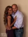 Mel B and Stephen Belafonte pose for a portrait to promote their new reality TV series Mel B Its a Scary World held at The Mayfair Hotel on 07102010 (